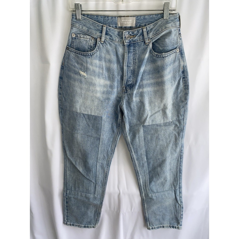 EVERLANE The Curvy 90s Cheeky Straight Jean Organic Cotton Womens 29 Crop